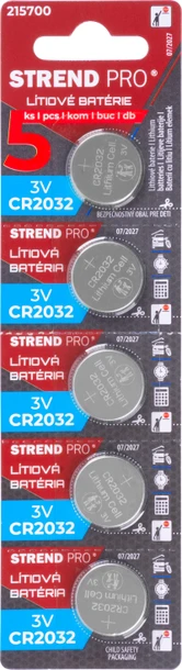 Batéria SP CR2032  Li-Mn02 5ks