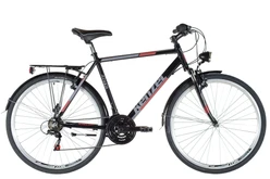 KENZEL Bicykel ARW TR lesklý čierny/červený, Veľkosť rámu 48cm