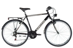 KENZEL Bicykel ARW TR matný čierny/hnedý, Veľkosť rámu 48cm