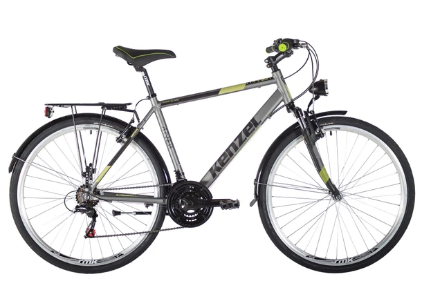 KENZEL Bicykel ARW TR matný metallic/zelený, Veľkosť rámu 48cm