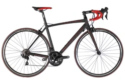 KENZEL Bicykel Attract matný čierny/červený, Veľkosť rámu 58cm