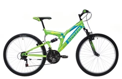 KENZEL Bicykel Axel SF24 fluo green/modrý