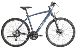 KENZEL Bicykel Distance CR 200 čierno modrý/tyrkys, Veľkosť rámu 48cm