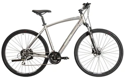 KENZEL Bicykel Distance CR 200 matný metallic/striebornozelený, Veľkosť rámu 48cm