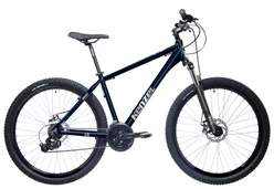 KENZEL Bicykel Shade men matný čierny/strieborný, Veľkosť kolesa 27,5”, Veľkosť rámu 21”