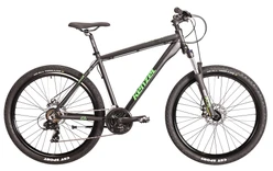 KENZEL Bicykel Shade men matný čierny/zelený, Veľkosť kolesa 27,5”, Veľkosť rámu 19”