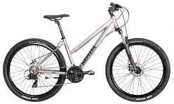 KENZEL Bicykel Shade woman matný metallic/čierny, Veľkosť kolesa 27,5”, Veľkosť rámu 18”