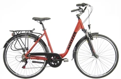 KENZEL Bicykel Siluet Royal 6spd matný bordo/čierny