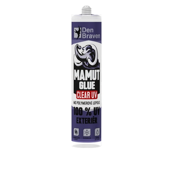Lepidlo Mamut Glue CLEAR 100% UV Exterier 290ml