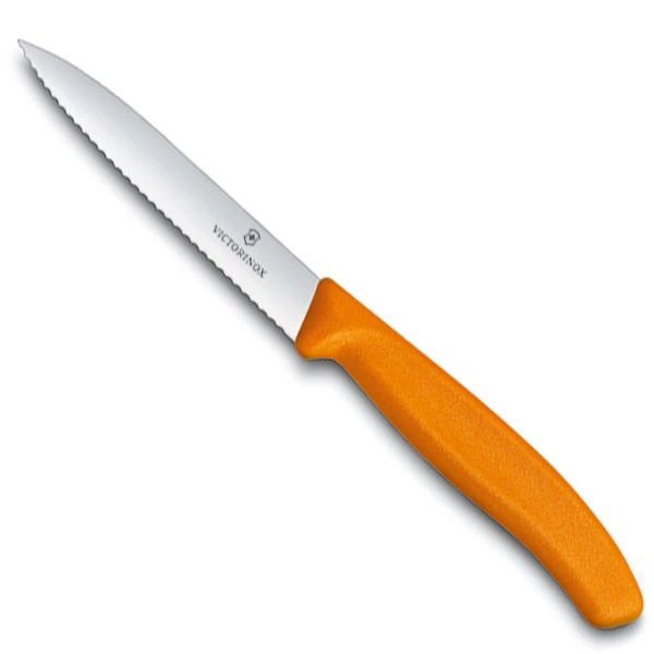 VICTORINOX Nôž 10cm na zeleninu oranžový