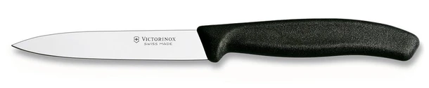 VICTORINOX Nôž na zeleninu čierny 10 cm